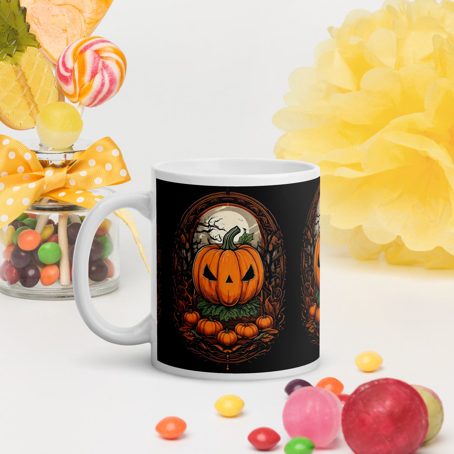 Pumpkin- glossy mug