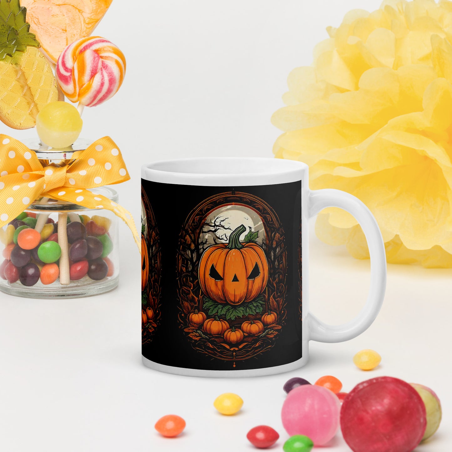 Pumpkin- glossy mug