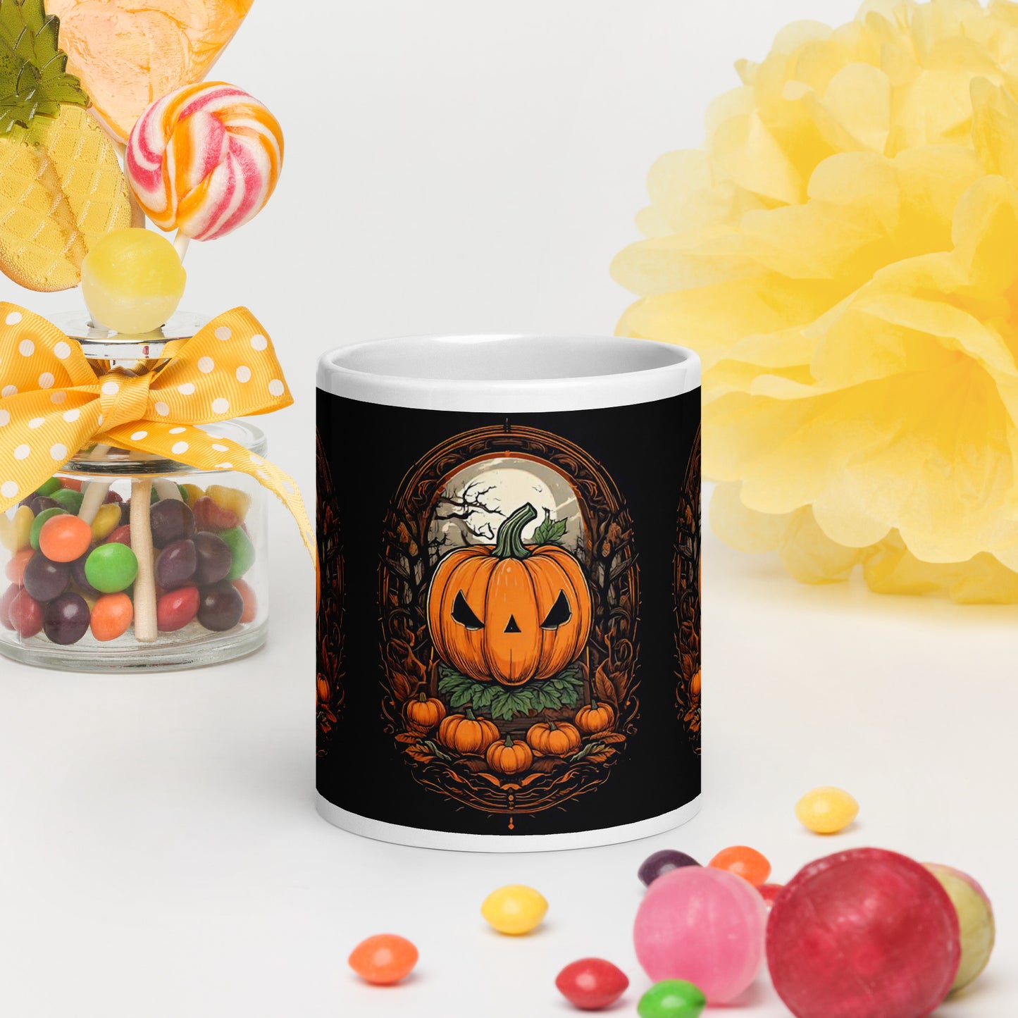 Pumpkin- glossy mug