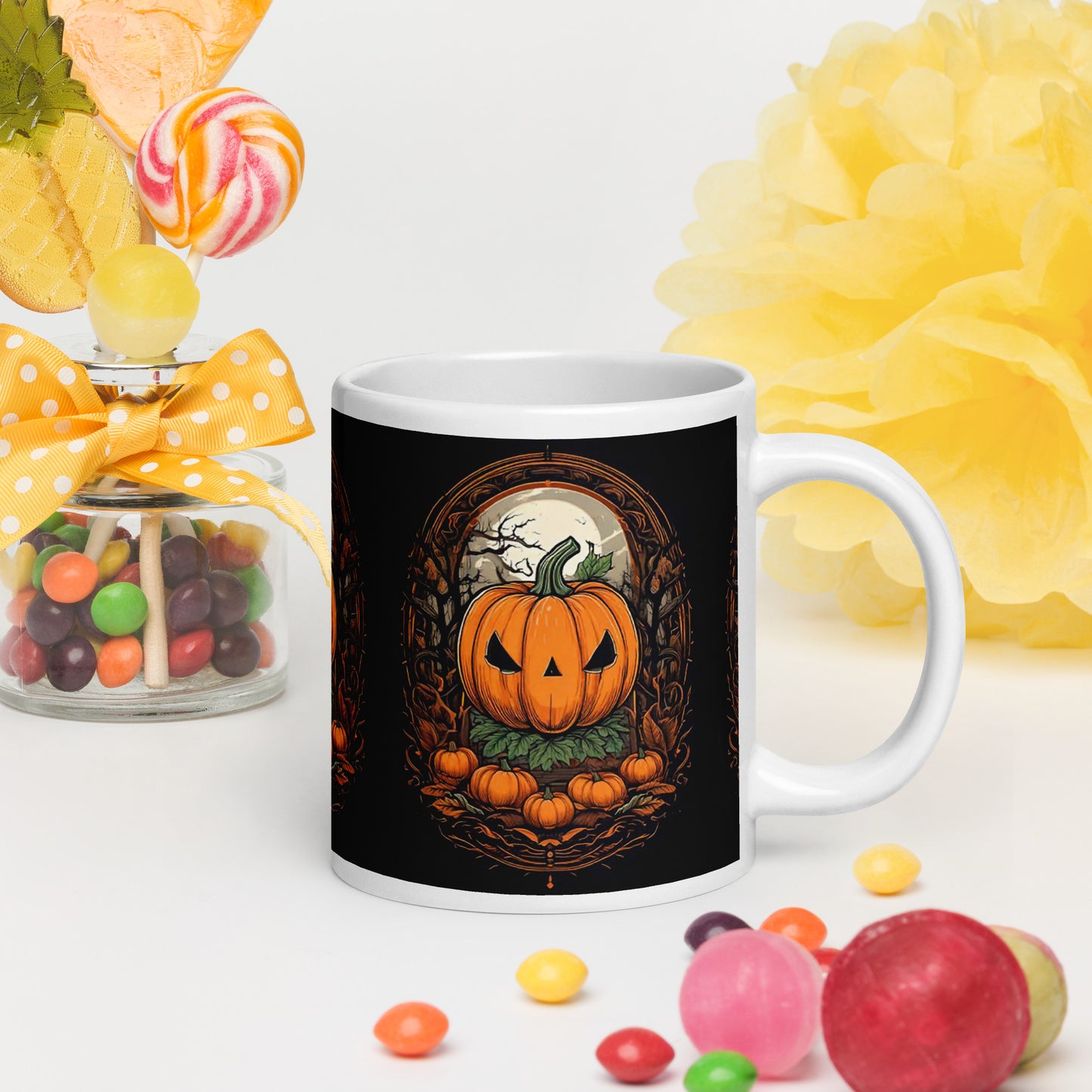 Pumpkin- glossy mug